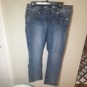 Seven7 Denim Jeans Slim Straight w/ Crystals 12
